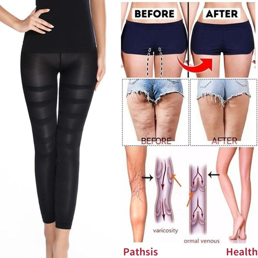 Anti Cellulite Compression Leggings Leg Slimming Body Shaper - Go Band™