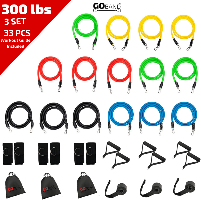 Go Band Pro™ Resistance Bands 11-33 Pcs Set - Go Band™