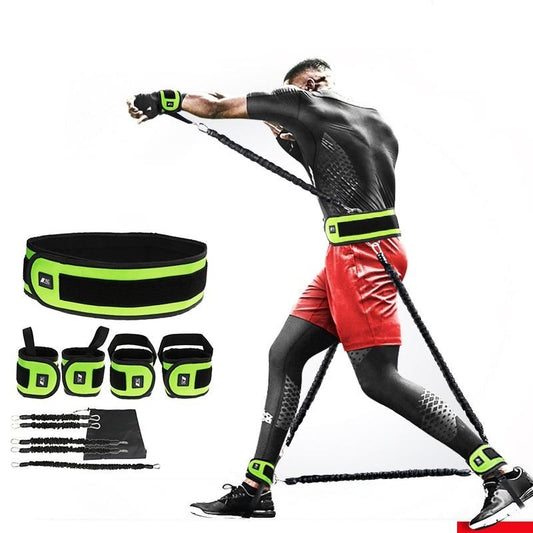 Leg Squat Boxing Combat Training Resistance Bands Fitness Combat Fighting Resistance Force Agility Workout Exercise Equipment - Go Band™