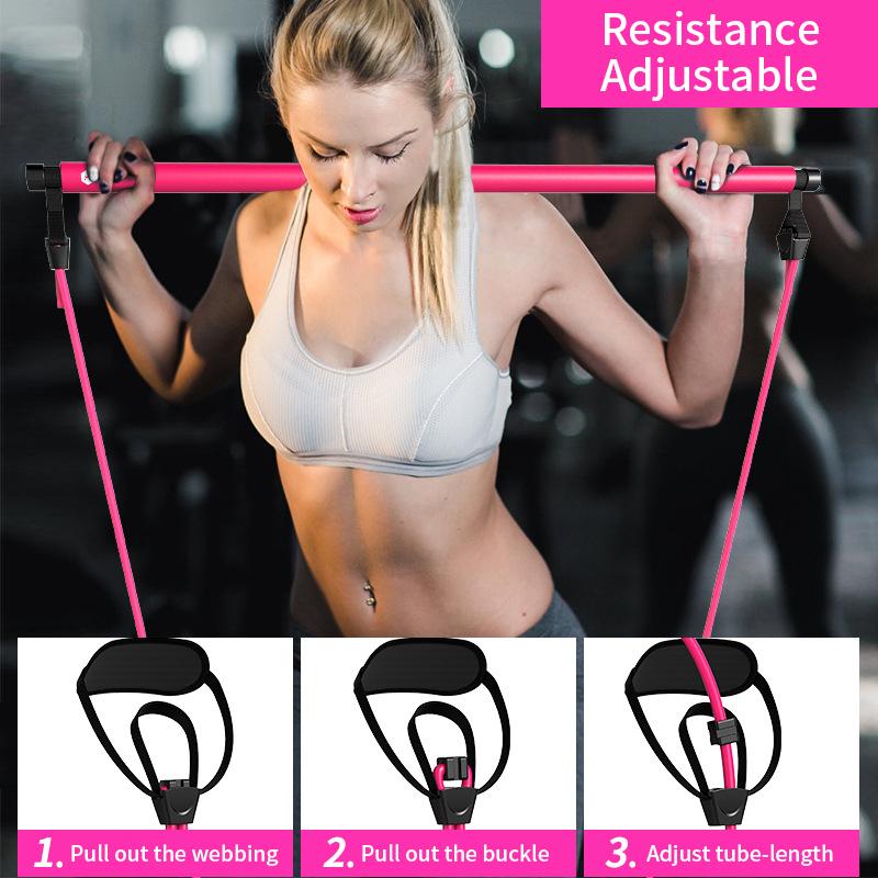 Pilates Bar With Resistance Band - Go Band™