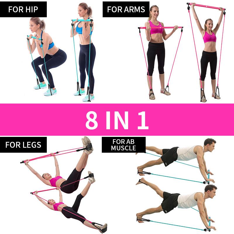 Pilates Bar With Resistance Band - Go Band™