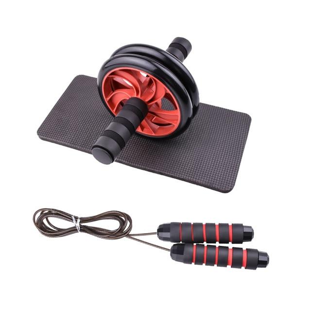 Resistance Bands Push-up Bar AB Power Wheels Roller Machine Jump Rope Exercise Workout Home Gym Fitness Abdominal Muscle Trainer - Go Band™