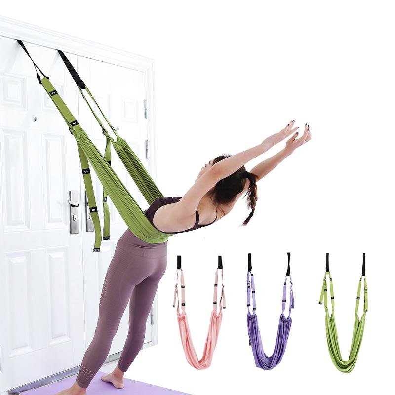 Yoga Auxiliary Stretch Belt Yoga Strap Hammock Swing Stretching Anti-gravity Inversion Exercises - Go Band™
